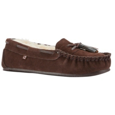 Shop Lamo Women's Dawn Moccasins Women's Shoes In Chocolate