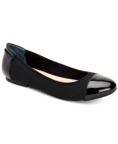 Shop Alfani Women's Step 'n Flex Tavii Flats, Created For Macy's In Black