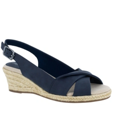 EASY STREET MAUREEN ESPADRILLE SLINGBACK SANDALS 