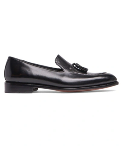 Shop Anthony Veer Men's Kennedy Tassel Loafer Lace-up Goodyear Dress Shoes In Black