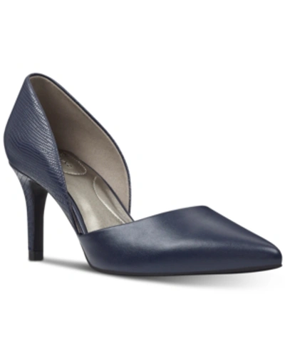 Shop Bandolino Women's Grenow D'orsay Pumps In Navy