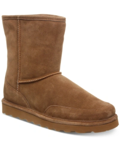 Shop Bearpaw Men's Brady Water & Stain Resistant Boots Men's Shoes In Hickory