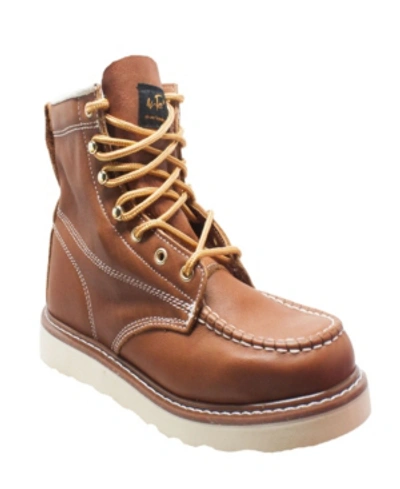 Shop Adtec Men's 6" Moc Toe Work Boot Men's Shoes In Brown