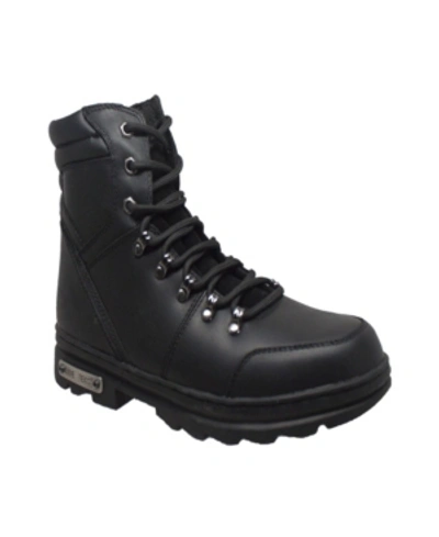 Shop Adtec Men's 6" Reflective Biker Boot Men's Shoes In Black