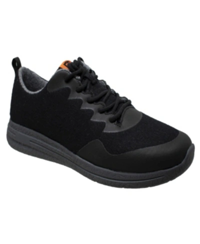 Shop Adtec Men's Real Wool Casual Men's Shoes In Black