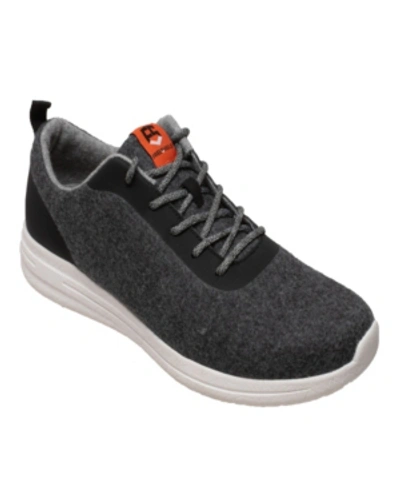 Shop Adtec Men's Real Wool Casual Men's Shoes In Charcoal