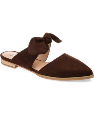 Journee Collection Journee Telulah Bow Mule In Brown