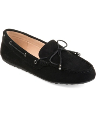 Shop Journee Collection Women's Thatch Loafers In Black