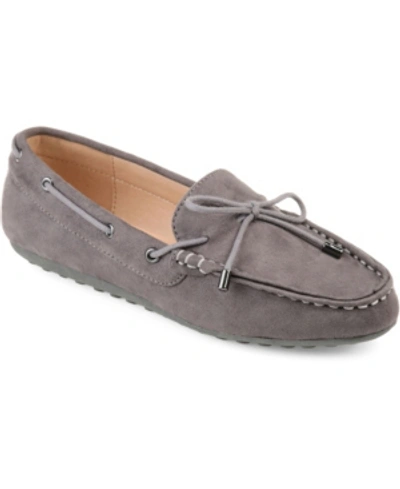 Shop Journee Collection Women's Thatch Loafers In Grey