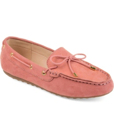 Shop Journee Collection Women's Thatch Loafers In Mauve