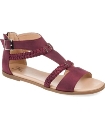 Journee Collection Women's Florence Sandals Women's Shoes In Purple