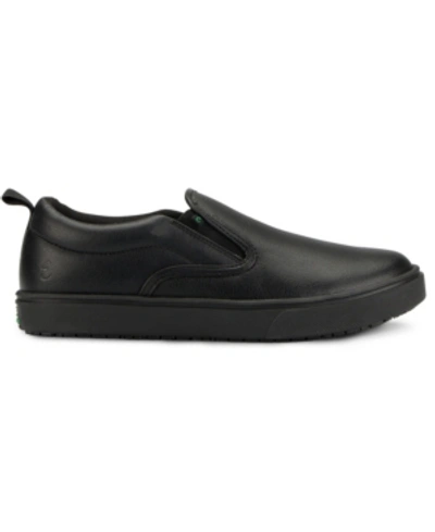 Shop Emeril Lagasse Footwear Emeril Lagasse Women's Royal Slip-resistant Sneakers Women's Shoes In Black Leather