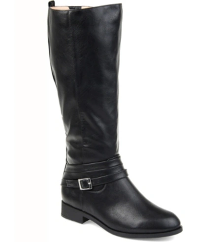 Shop Journee Collection Women's Wide Calf Ivie Boot In Black