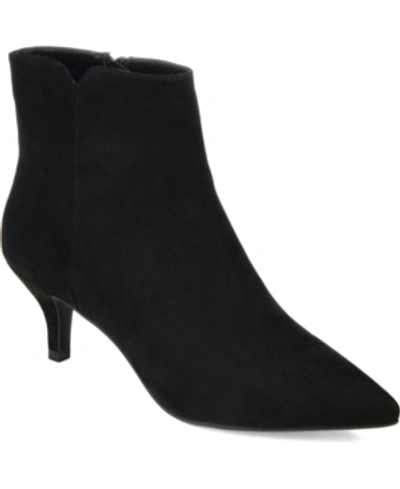 Shop Journee Collection Women's Isobel Pointed Toe Booties In Black