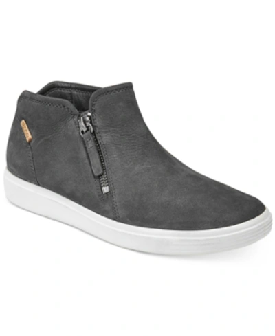 Ecco Women's Soft 7 Low Booties Women's Shoes In Dark Shadow Grey