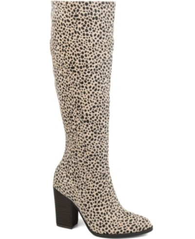 Journee Collection Kyllie Tall Boot In Beige