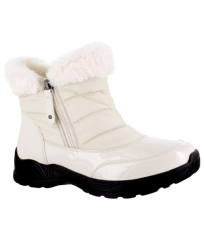 Shop Easy Street Easy Dry By  Frosty Waterproof Boots In Winter White