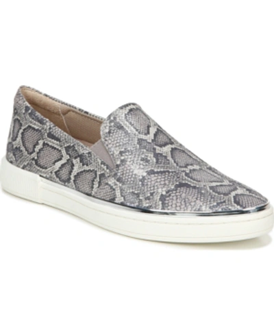 Shop Naturalizer Zola Slip-ons Women's Shoes In Pewter Snake