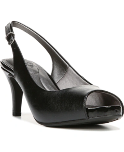 Shop Lifestride Teller Slingbacks Women's Shoes In Black