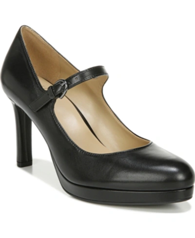 Shop Naturalizer Talissa Mary Jane Pumps In Black Leather