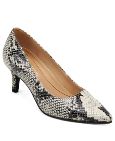 Shop Aerosoles Rochester Classic Pumps Women's Shoes In Natural Snake