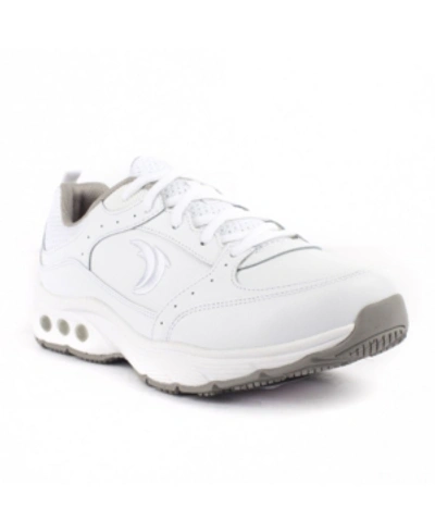 Shop Therafit Women's Renee Slip-resistant Walking Sneaker Women's Shoes In White