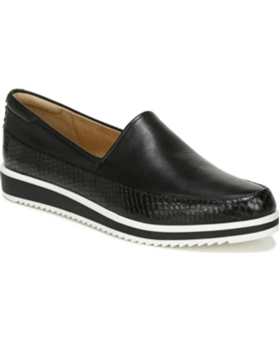 Shop Naturalizer Beale Slip-ons Women's Shoes In Black Leather