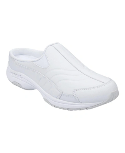 Shop Easy Spirit Women's Tourguide Casual Flat Slip-on Mules In White