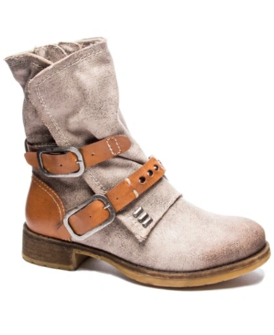 Shop Dirty Laundry Tycen Canvas Booties Women's Shoes In Tan