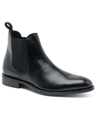 Shop Anthony Veer Men's Jefferson Chelsea Leather Pull Up Boots In Black