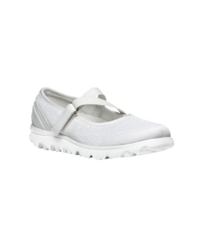 Shop Propét Women's Travelactive Mary Jane Sneaker In White