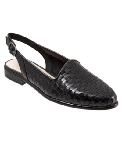 Shop Trotters Lena Slingback Sandal Women's Shoes In Black
