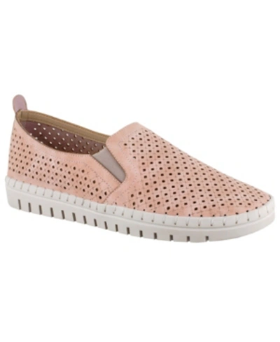 Shop Easy Street Women's Fresh Slip On Sneakers In Blush