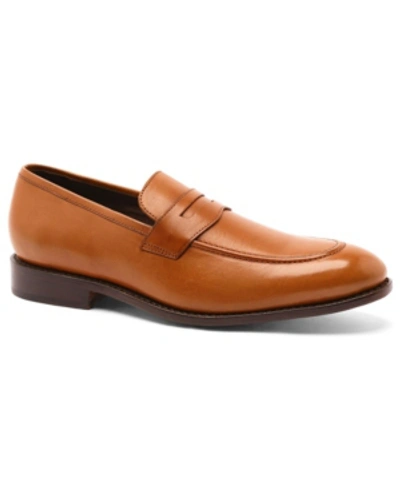 Shop Anthony Veer Men's Gerry Goodyear Slip-on Penny Loafer In Tan