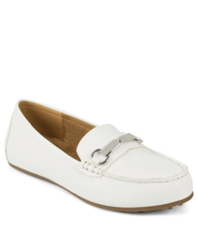 Shop Aerosoles Dunellen Loafer With Buckle Women's Shoes In White