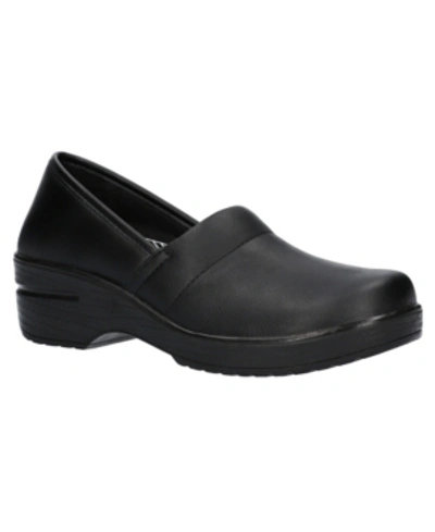 Easy Street Easy Works By  Women's Lead Slip Resistant Clogs In Black