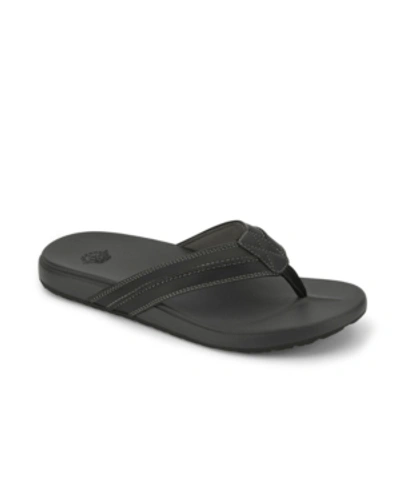 Shop Dockers Men's Freddy Thong Sandal In Black