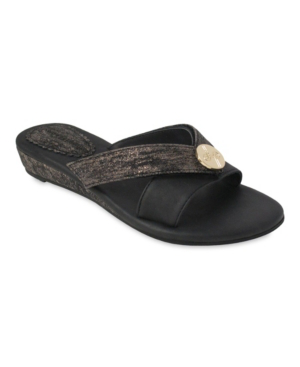 Lindsay Phillips Mellie Wedge Sandal Women's Shoes In Black | ModeSens