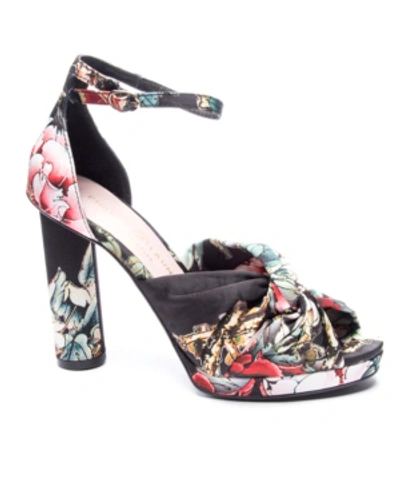 Shop Chinese Laundry Flory Women's Platform Sandals Women's Shoes In Black/multi