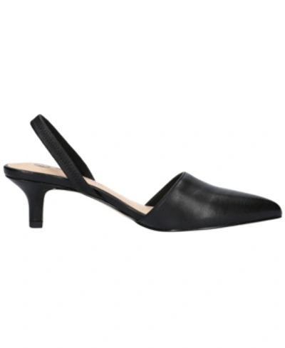 Shop Bella Vita Sarah Slingback Pumps Women's Shoes In Black Leather