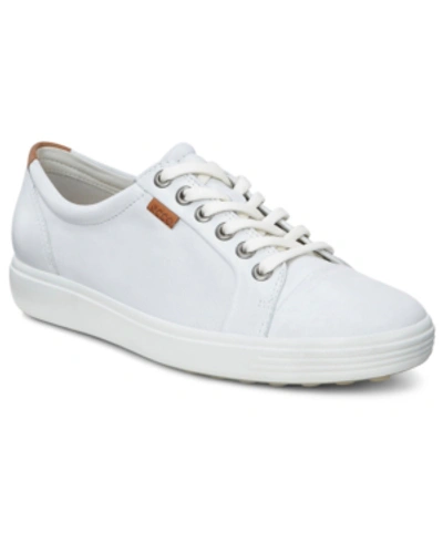 Shop Ecco Women's Soft 7 Sneakers In White