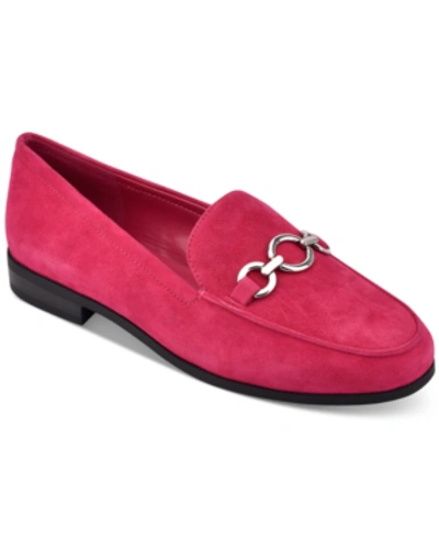 Shop Bandolino Lehain Slip On Loafers Women's Shoes In Fuschia