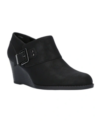 Shop Easy Street Mendi Comfort Wedges Women's Shoes In Black