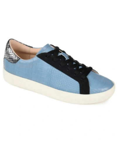 Shop Journee Collection Women's Camila Sneakers In Blue