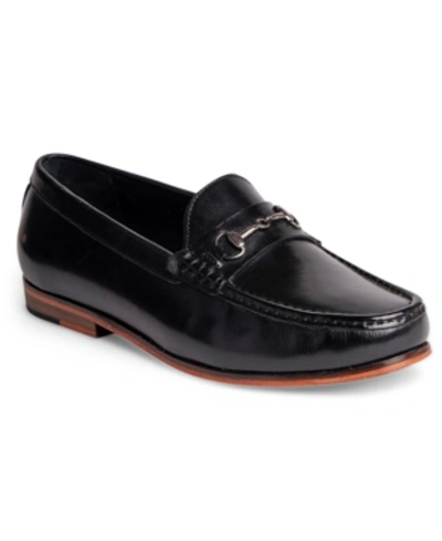 Shop Anthony Veer Men's Filmore Classic Bit Loafers Slip-on In Black