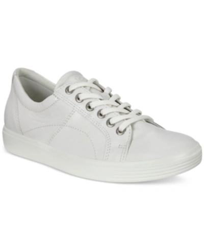 Shop Ecco Women's Soft Classic Lace-up Sneakers Women's Shoes In White