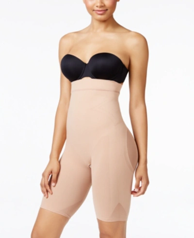 Leonisa Women's Invisible Extra High-waisted Shaper Shorts In Beige- Nude 01
