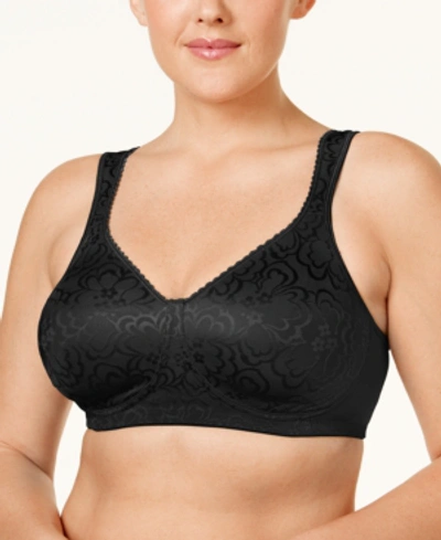 Shop Playtex 18 Hour Ultimate Lift And Support Wireless Bra 4745 In Black
