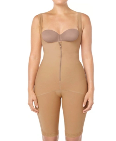 Leonisa Slimming Open Bust Faja Body Shaper With Thighs Slimmer In