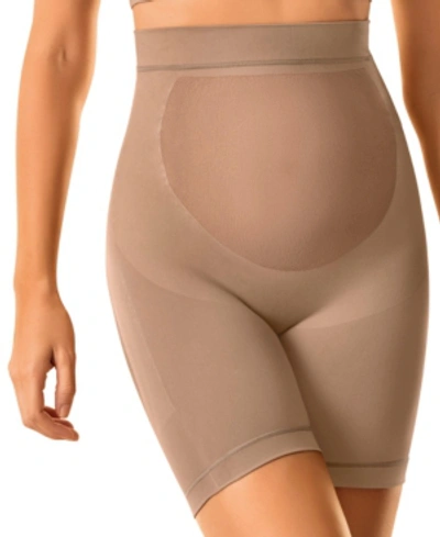 Shop Leonisa Seamless Maternity Support Panty In Beige
